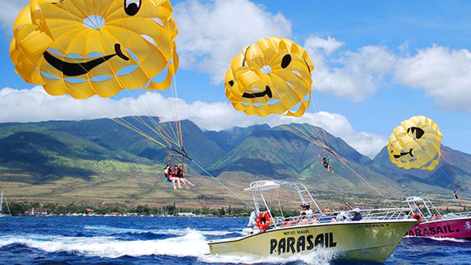 parasailing