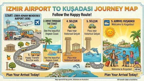 How to Get from Izmir Airport to Kusadasi (2026 Guide)